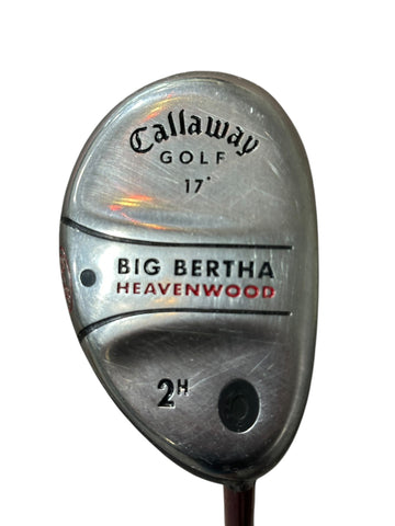 Callaway Big Bertha 17° 2 Hybrid RCH75W S Flex Shaft GP Tour Velvet Grip