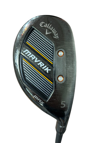 Callaway Mavrik Max 24° 5 Hybrid Catalyst 55g 5.0 R Flex Shaft Jumbo Max Grip