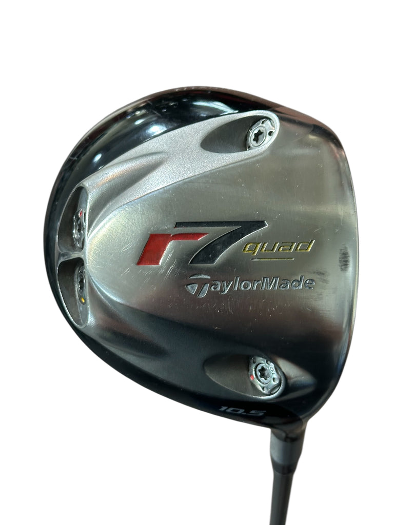 TaylorMade R7 Quad 10.5° Driver M.A.S.2 65g R Flex Shaft Cross Comfort Grip