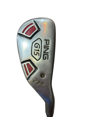 Ping G15 23° Hybrid TFC149 H Stiff Flex Shaft Golf Pride MCC Grip