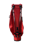Titleist Stand Bag 4-Way Divider 4 Pockets Harness Handle Rain Hood Red/Black