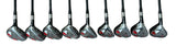 Majek LH K5S Hybrid Iron Set 3-SW Majek K5S Senior Flex Shafts Majek Grips