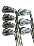 Cobra Dark Speed Irons 5-GW Recoil ESX F3 R Flex Shafts GP Tour Wrap Grips