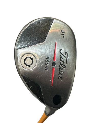 Titleist 585•H 21° Hybrid Proforce V2 100g Stiff Flex Shaft Royal Grip