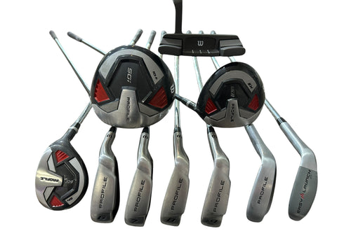 Wilson SGi Profile MRH Complete Golf Club Set Stiff Flex SET-062725T05