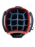 Sun Mountain Cart Bag 15-Way Divider 8 Pockets Strap Handle Rain Hood