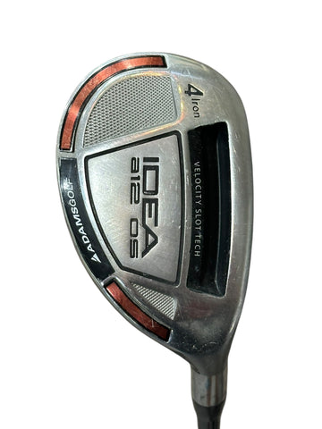 Adams Idea a12OS 4 Iron Hybrid Adams a12 Stiff Flex Shaft Adams Grip
