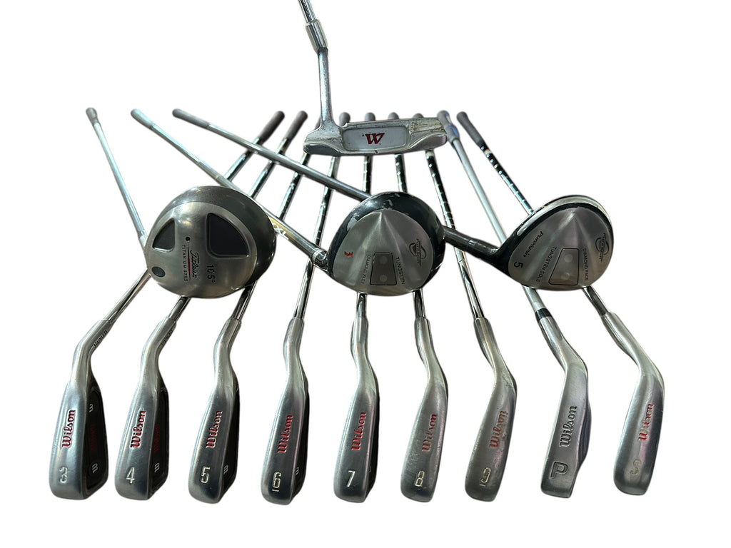 Titleist Wilson Men's Right Hand Golf Club Set -1/2" Stiff Flex SET-111725T01