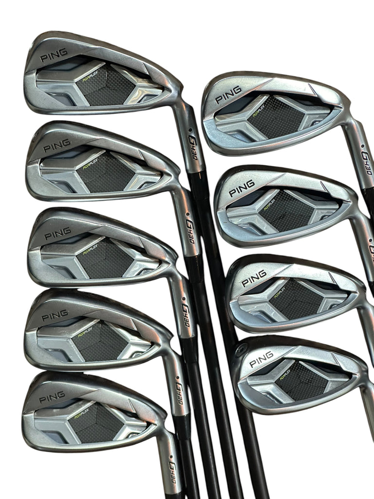 Ping G430 Black Dot 5-PW, GW, GW, SW Alta CB AWT R Flex Shafts CPX Grips