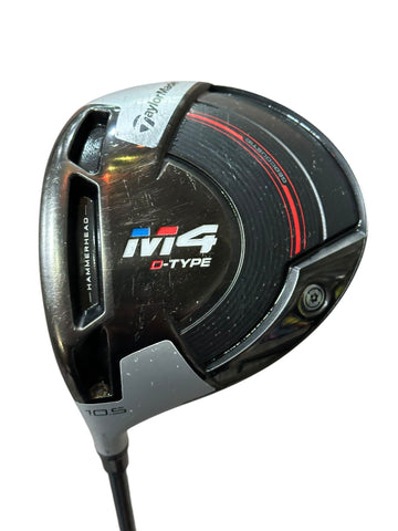 TaylorMade LH M4 D-Type 10.5° Driver Atmos 5 R Flex Shaft GP Tour Velvet Grip