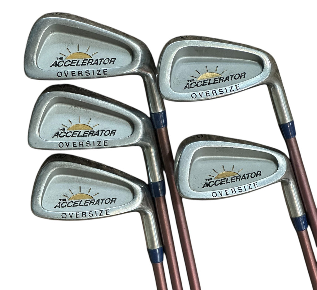 Iso-Tron Golf The Accelerator Oversize Irons 6, 7, 8, 9, PW AC-30 Soft Flex Shafts