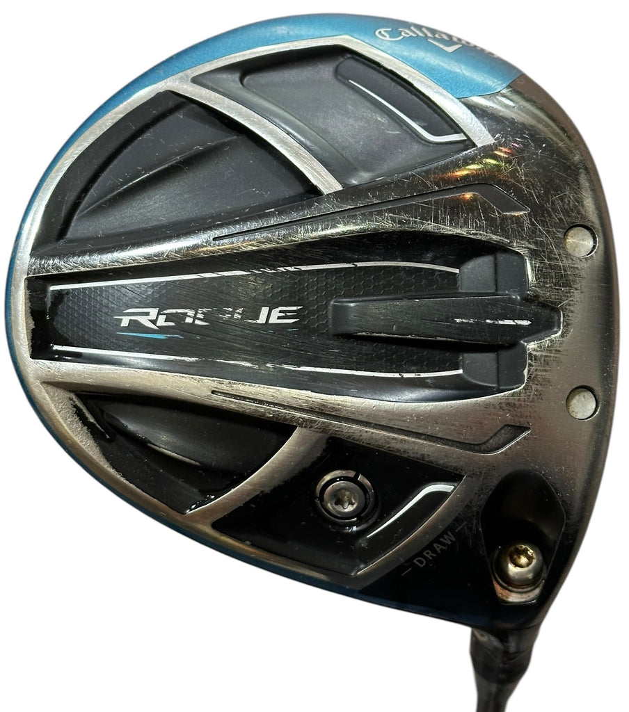 Callaway Rogue 9° Driver Synergy 50g Stiff Flex Shaft Lamkin Wrap Tech Grip