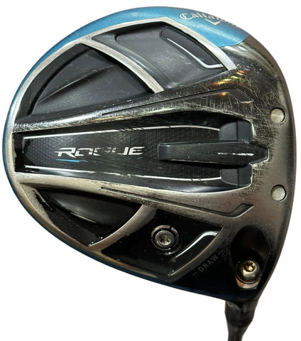 Callaway Rogue 9° Driver Synergy 50g Stiff Flex Shaft Lamkin Wrap Tech Grip