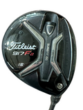 Titleist 917F2 15° 3 Wood Diamana 70g Stiff Flex Shaft Golf Pride Tour Velvet Grip