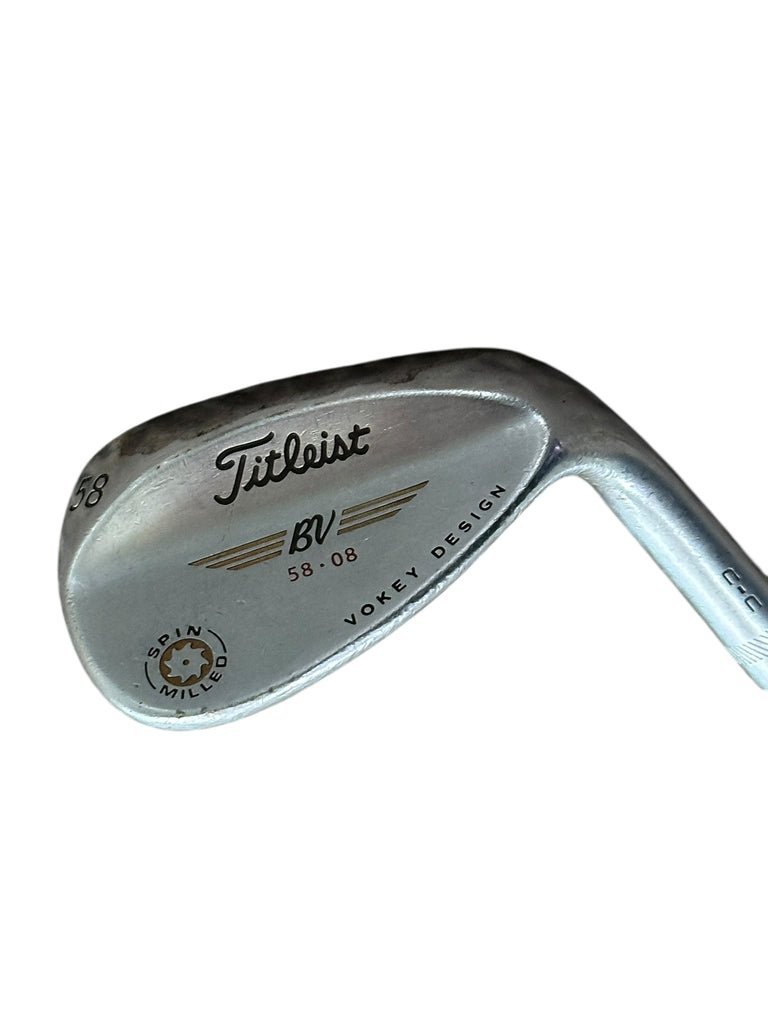 Titleist BV58•08 Spin Milled LW Rifle 6.0 S Flex Shaft GP MCC Grip