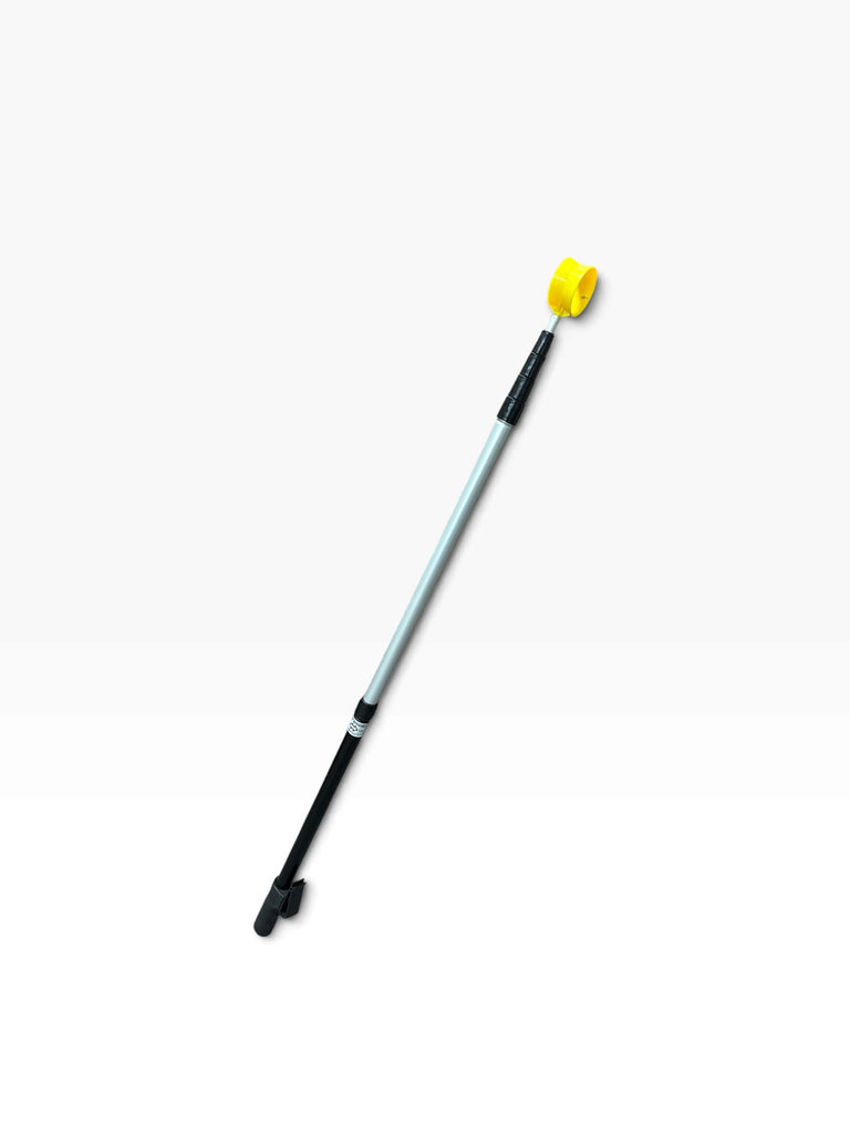 Golf Ball Retriever 27" to 9 Ft Handle w/Belt Clip Bright Yellow Head for High Visibility