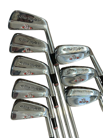 First Flight Iron Set 2-PW (MISSING 7) -1/2" Dynamic S Flex Shafts Grip Rite Grips