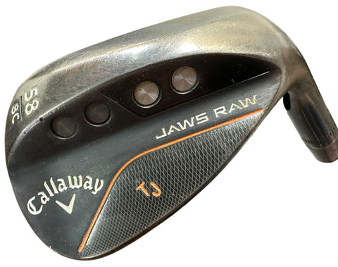 Callaway Jaws Raw 58•8C Lob Wedge DG S400 Stiff Flex Shaft GP Tour Velvet Grip