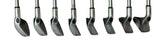 Callaway LH X-14 Steelhead Irons 3-PW X-14 R Flex Shafts Crossline Grips