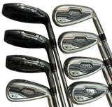 Adams Idea Tech V4 Hybrid Iron Set 4-GW +1/2" V4.0 R Flex Shafts Adams Grips