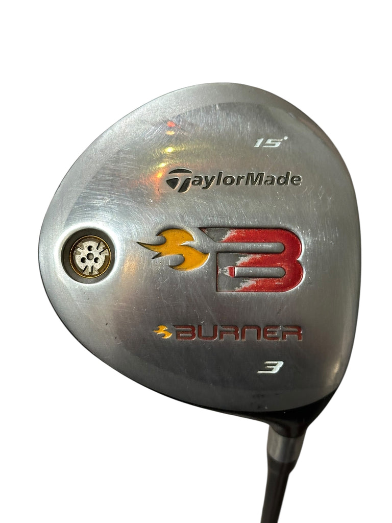 TaylorMade Burner 15° 3 Wood REAX 49g S Flex Shaft Lamkin Crossline Grip