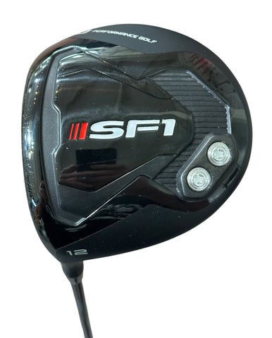 Performance Golf LH SF1 12° Driver SF1 60g R Flex Shaft Performance Golf Grip