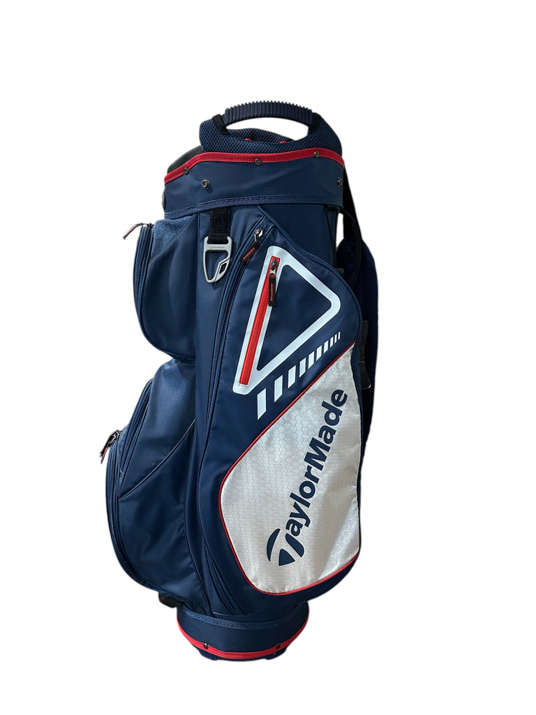 TaylorMade Cart Bag 15-Way Divider 7 Pockets Strap Handle Rain Hood