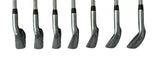 Cobra Dark Speed Irons 5-GW Recoil ESX F3 R Flex Shafts GP Tour Wrap Grips