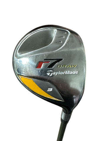 TaylorMade R7 Draw 15° 3 Wood Aldila NV 75g X Flex Shaft GP Tour Velvet Grip