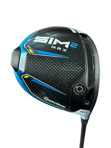 TaylorMade Sim 2 Max 9° Driver Ventus 5 S Flex Shaft Winn Dri•Tac Grip