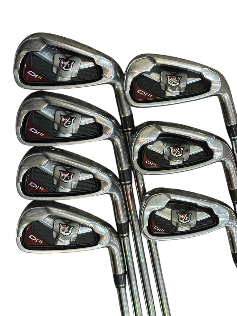 Wilson Staff Di11 Iron Set 4-PW True Temper Uniflex Shafts Wilson Staff Grips