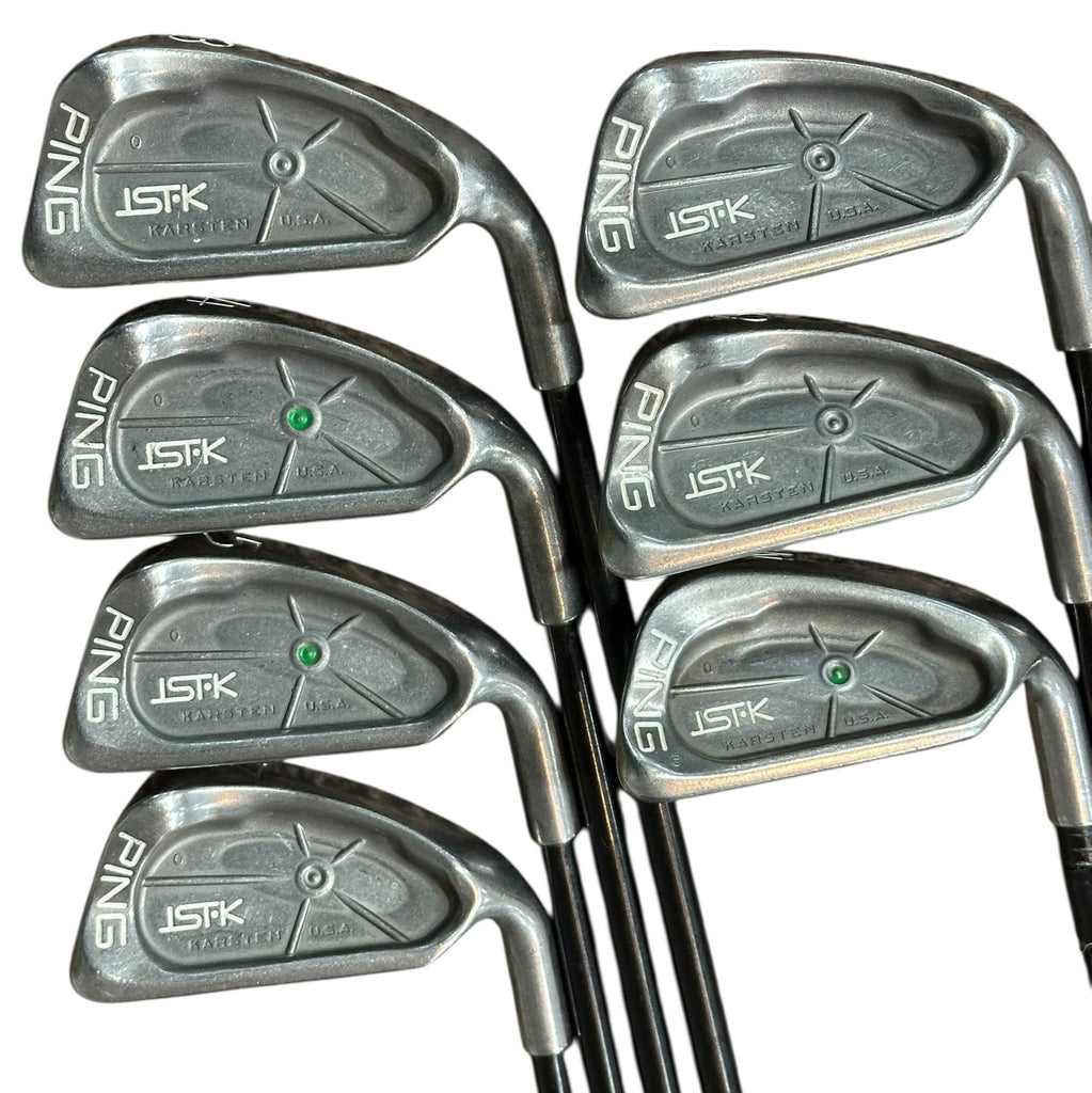 Ping ISI•K Green Dot Irons 3-5, 7-W Aldila 350 Series R Flex Shafts