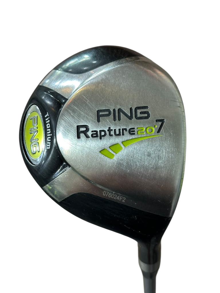 Ping Rapture 20° 7 Wood TFC909F X Flex Shaft Lamkin Crossline Grip