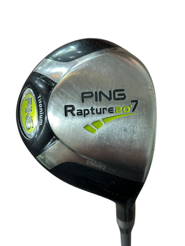 Ping Rapture 20° 7 Wood TFC909F X Flex Shaft Lamkin Crossline Grip
