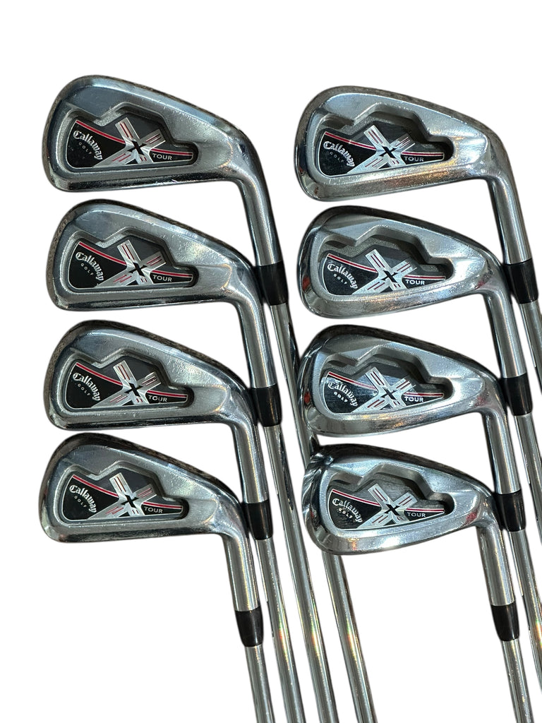 Callaway X Tour Iron Set 3-PW DG S300 S Flex Shafts GP Tour Wrap Grips
