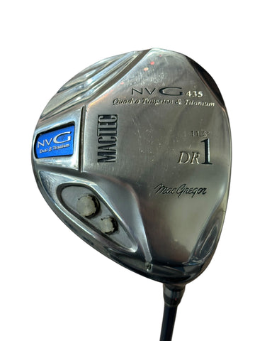 MacGregor NVG 435 11.5° Driver Quadra Action Sr Flex Shaft Magtec Grip