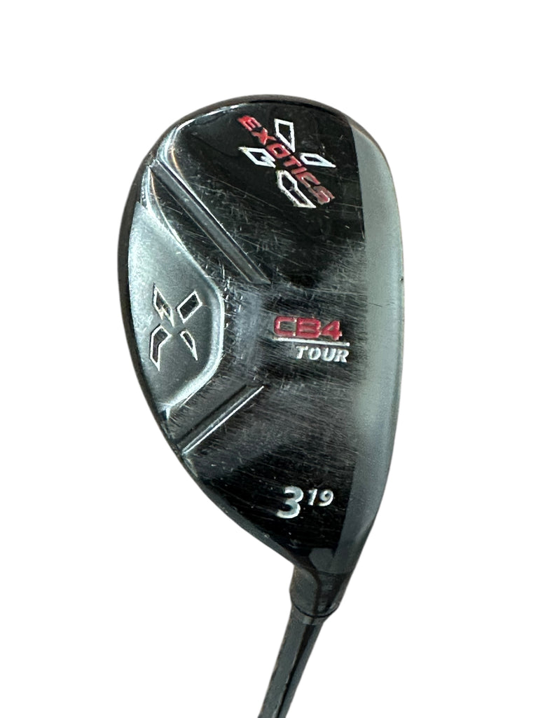 Tour Edge Exotics CB4 Tour 19° 3 Hybrid Tensei CK 80g S Flex Shaft MCC +4 Grip