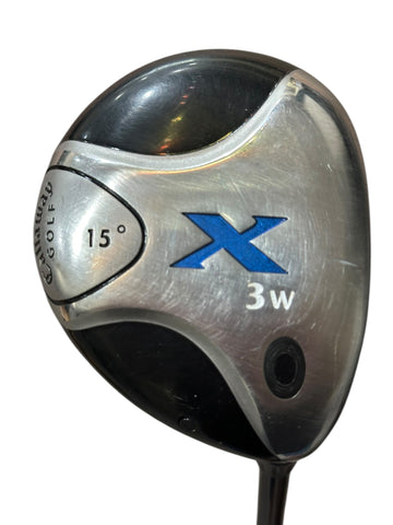Callaway X Series 15° 3 Wood Fujikura 60g Senior Flex Shaft Callaway Grip