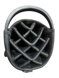 Ultimate Cart Bag 14-Way Divider 8 Pockets Strap Handle Rain Hood Black/Blue