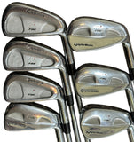 TaylorMade RAC Coin Forged Iron Set 4-PW Rifle 6.0 S Flex Shafts Sharpo Grips