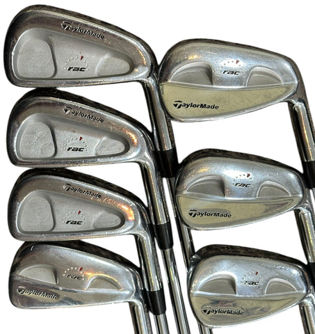 TaylorMade RAC Coin Forged Iron Set 4-PW Rifle 6.0 S Flex Shafts Sharpo Grips
