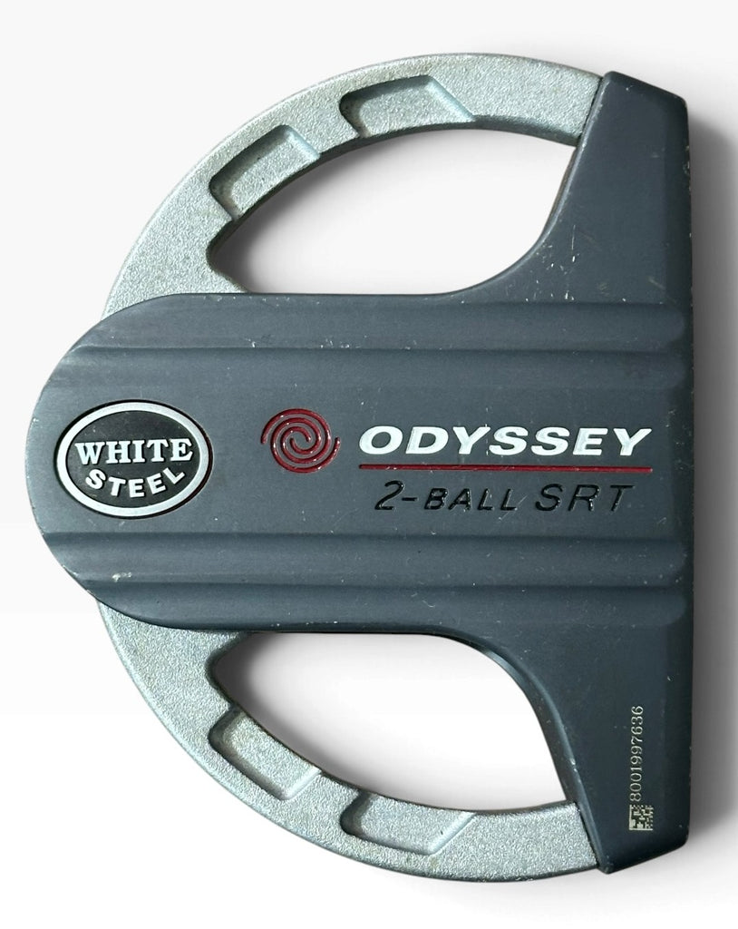 Odyssey White Steel 2-Ball SRT 34.5" Putter White Steel Shaft Odyssey Grip