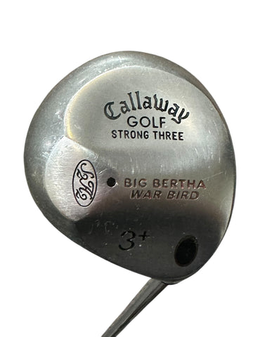 Callaway Big Bertha War Bird 3+ Wood Memphis 10 Uniflex Shaft GP V55 Grip
