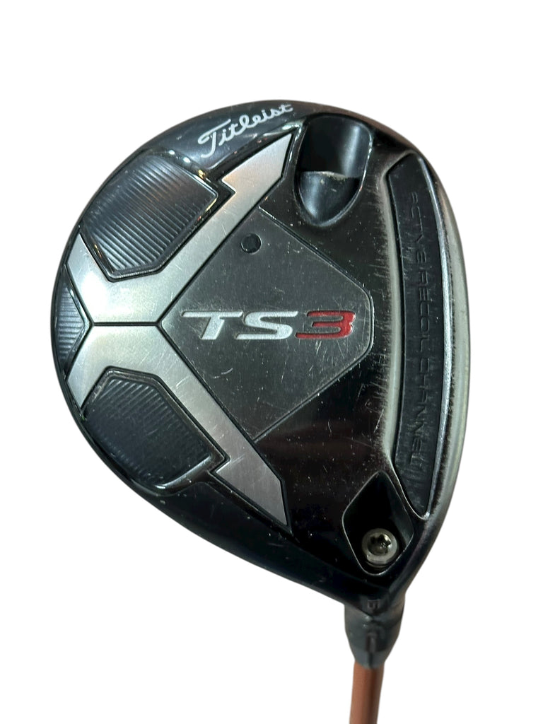 Titleist TS3 15° 3 Wood Tour AD DI-7 Stiff Flex Shaft GP Tour Velvet Grip