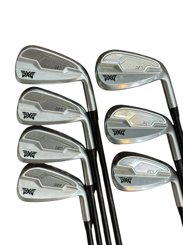 PXG 0211 Iron Set 5-GW +1" Project X Cypher 60g 5.5 R Flex Shafts PXG Grips
