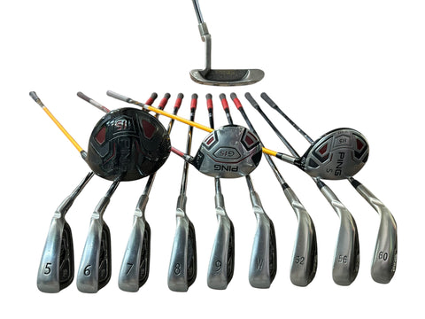 Ping Men's Right Hand Complete Golf Club Set Stiff Flex SET-022626T01