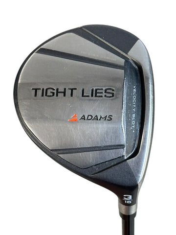 Adams Tight Lies 16° 3 Wood Synergy 50g R Flex Shaft GP Tour Velvet Grip
