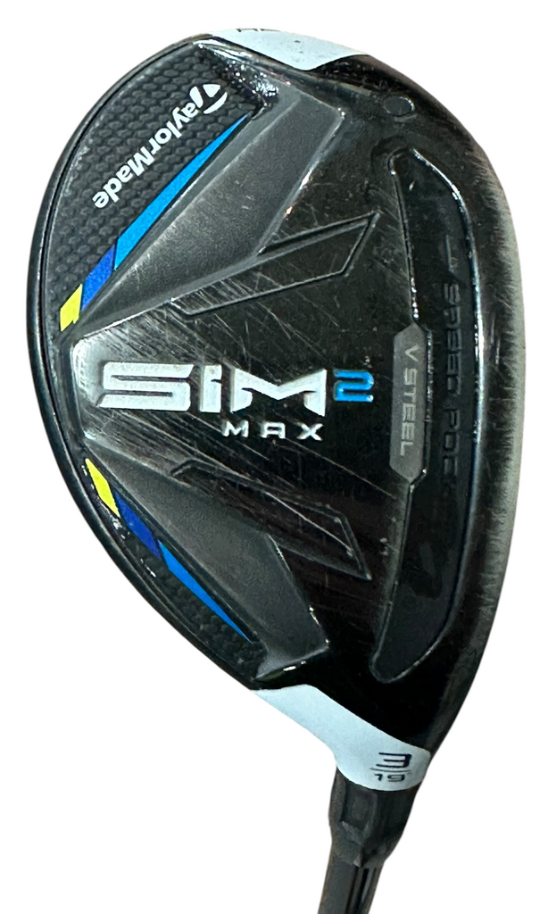 TaylorMade Sim2 Max Rescue 19° 3 Hybrid C6 80g X Flex Shaft Dri•Tac Grip