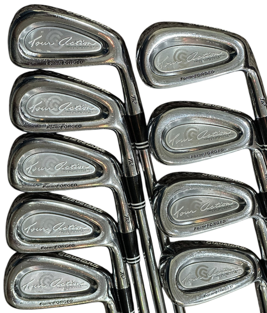 Cleveland TA3 Tour Action Irons 2-PW +1/2" True Temper S Flex Shafts Royal Grips