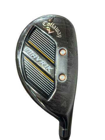 Callaway Mavrik 20° 4 Hybrid Catalyst 75g 6.0 Stiff Flex Shaft Callaway Grip